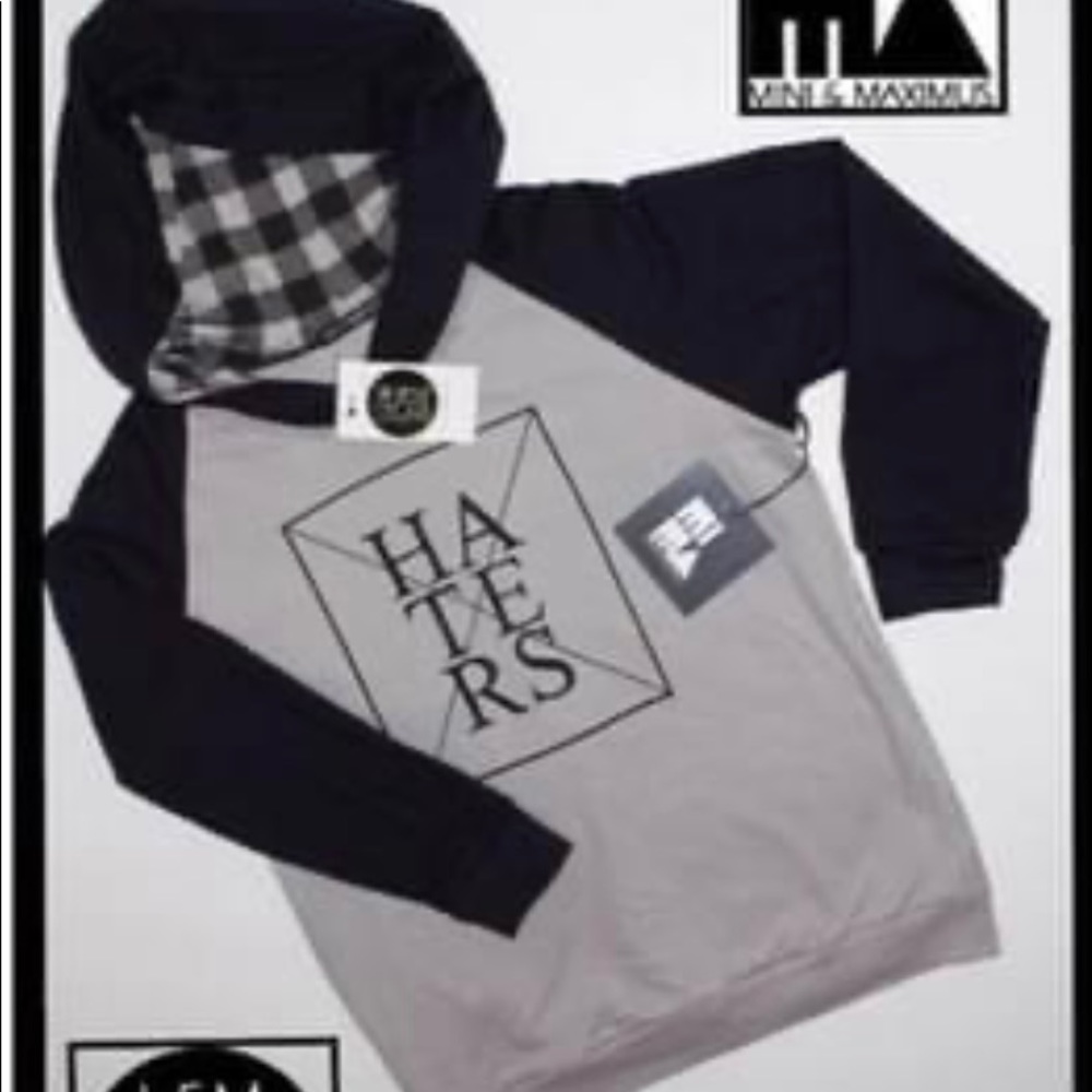 NEW HOODIES no Haters. Size 7/8